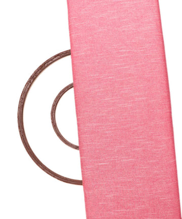 Pink Colour Plain Khadi Cotton Fabric - Fabric Dekho